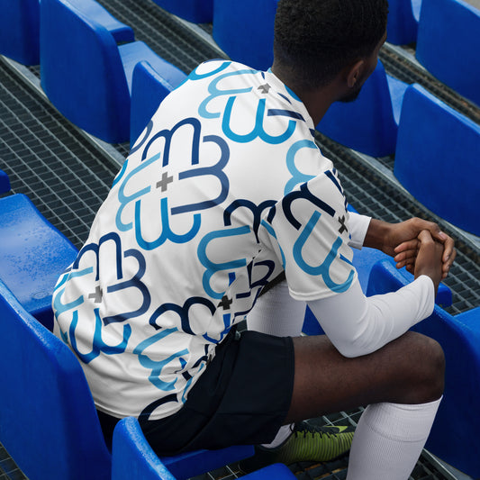 Emblem Jersey V Neck T